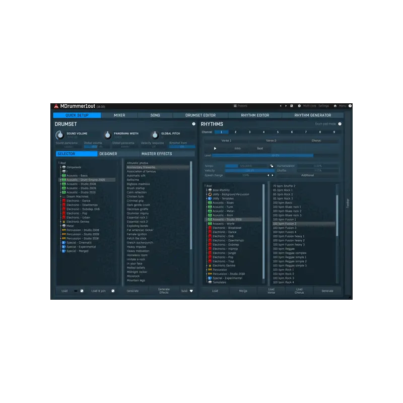MeldaProduction MDrummer 鼓機與虛擬鼓手音源 Plugin (下載版) - 主圖