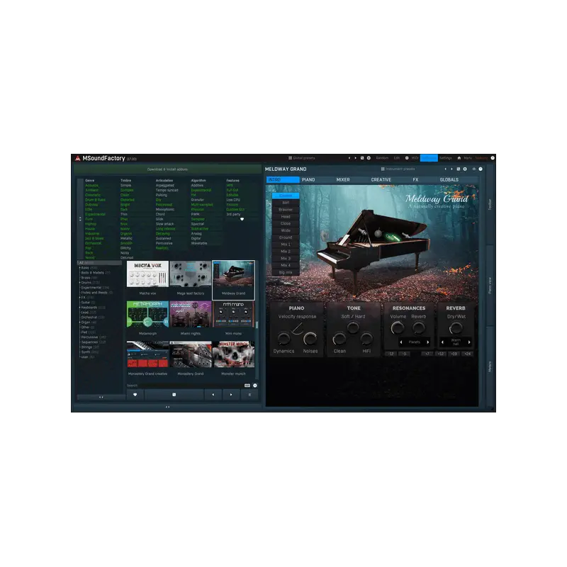 MeldaProduction MSoundFactoryLE 模組化合成器音源精簡版 Plugin (下載版) - 主圖