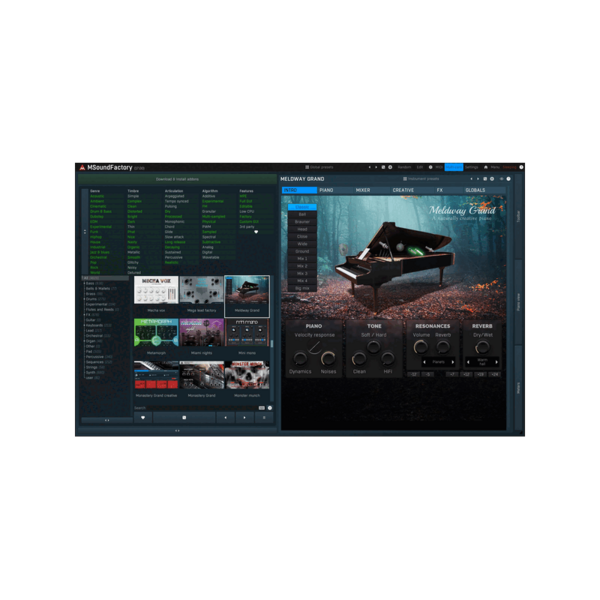 MeldaProduction MSoundFactoryLE 模組化合成器音源精簡版 Plugin (下載版) - 音源軟體 Plugin 