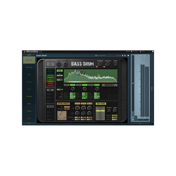 MeldaProduction MDrumStrip 爵士鼓混音通道條效果器 Plugin (下載版) - 效果器軟體 Plugin