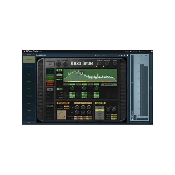 MeldaProduction MDrumStrip 爵士鼓混音通道條效果器 Plugin (下載版) - 產品圖片 1