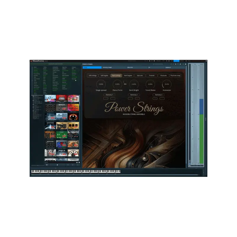 MeldaProduction PowerStrings 管弦樂弦樂音色庫音源 Plugin (下載版) - 主圖