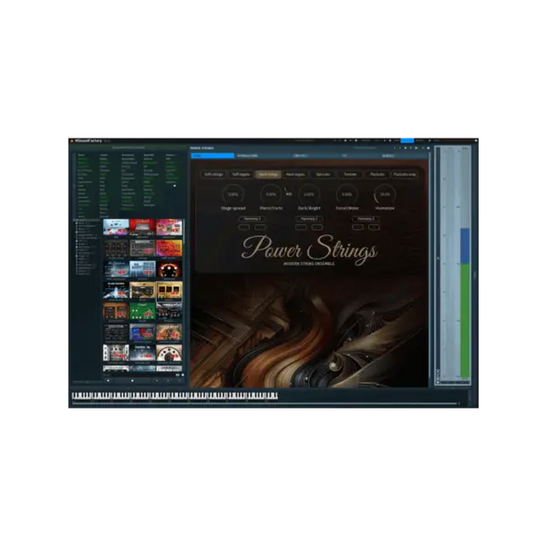 MeldaProduction PowerStrings 管弦樂弦樂音色庫音源 Plugin (下載版) - 產品圖片 1