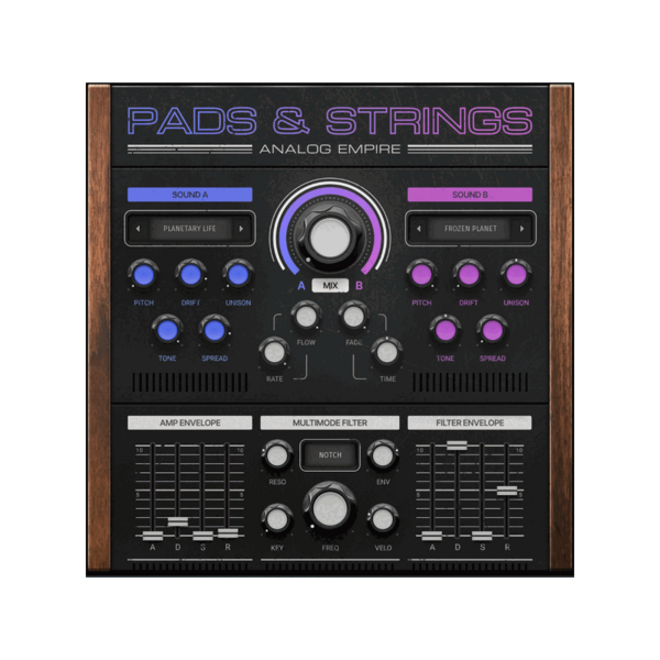 MeldaProduction Analog Empire: Pads & Strings 類比合成器 Pad／Strings 音色庫音源 Plugin (下載版) - 音源軟體 Plugin 