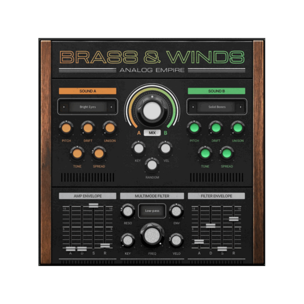 MeldaProduction Analog Empire: Brass & Winds 類比合成器銅管／管樂音色庫音源 Plugin (下載版) - 音源軟體 Plugin 