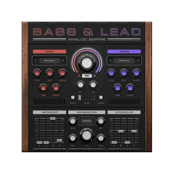 MeldaProduction Analog Empire: Bass & Lead 類比合成器 Bass／Lead 音色庫音源 Plugin (下載版) - 產品圖片 1