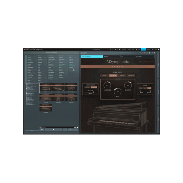 MeldaProduction MSymphonia: Bells & Mallets 管弦樂鍵盤打擊樂器音色庫音源 Plugin (下載版) - 音源軟體 Plugin 