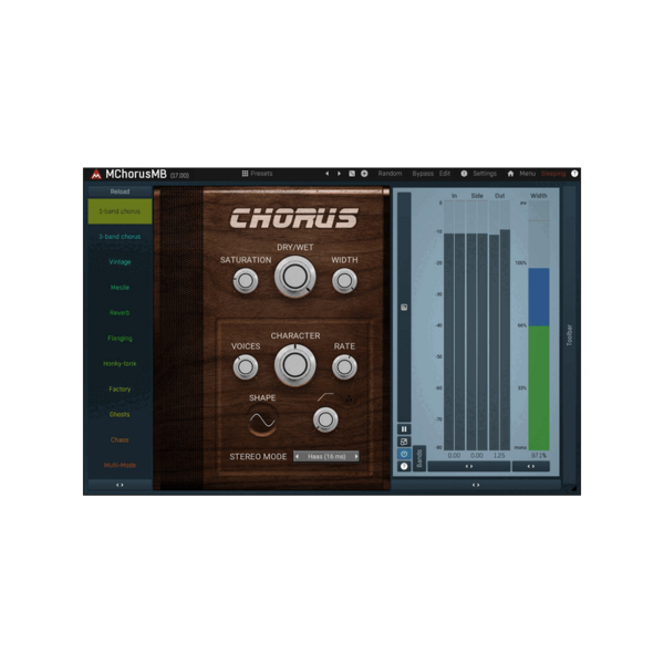 MeldaProduction MChorusMB 多頻段 Chorus 效果器 Plugin (下載版) - 效果器軟體 Plugin