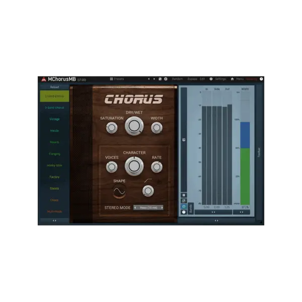MeldaProduction MChorusMB 多頻段 Chorus 效果器 Plugin (下載版) - 產品圖片 1