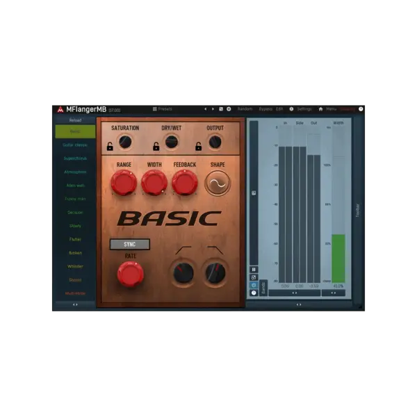 MeldaProduction MFlangerMB 多頻段 Flanger 效果器 Plugin (下載版) - 產品圖片 1