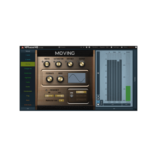 MeldaProduction MPhaserMB 多頻段 Phaser 效果器 Plugin (下載版) - 效果器軟體 Plugin