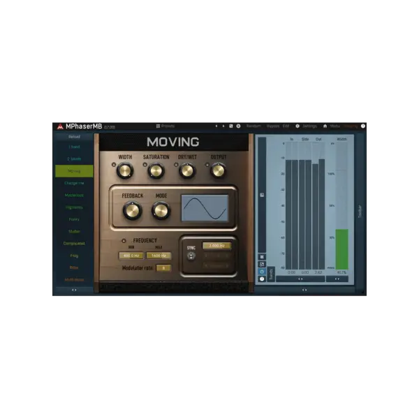 MeldaProduction MPhaserMB 多頻段 Phaser 效果器 Plugin (下載版) - 產品圖片 1