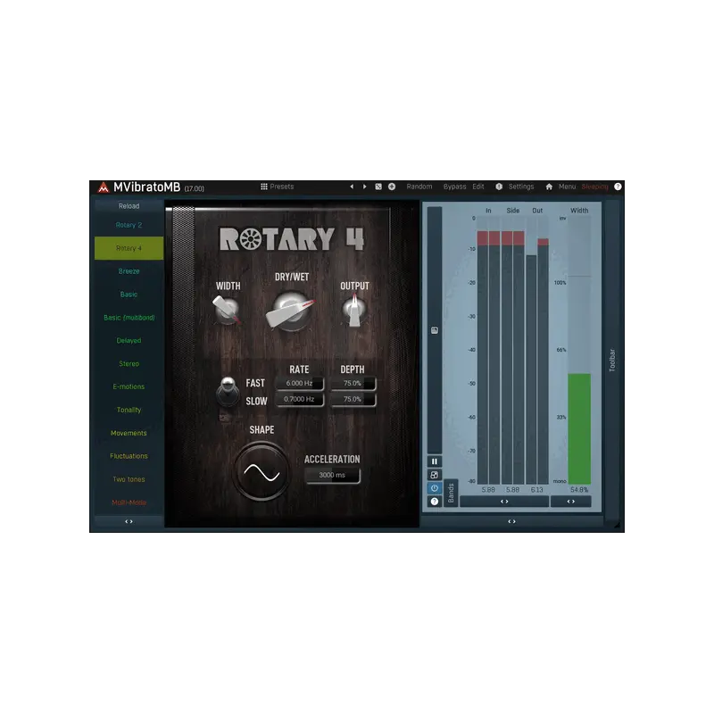 MeldaProduction MVibratoMB 多頻段 Vibrato 效果器 Plugin (下載版) - 主圖
