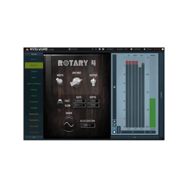 MeldaProduction MVibratoMB 多頻段 Vibrato 效果器 Plugin (下載版) - 產品圖片 1