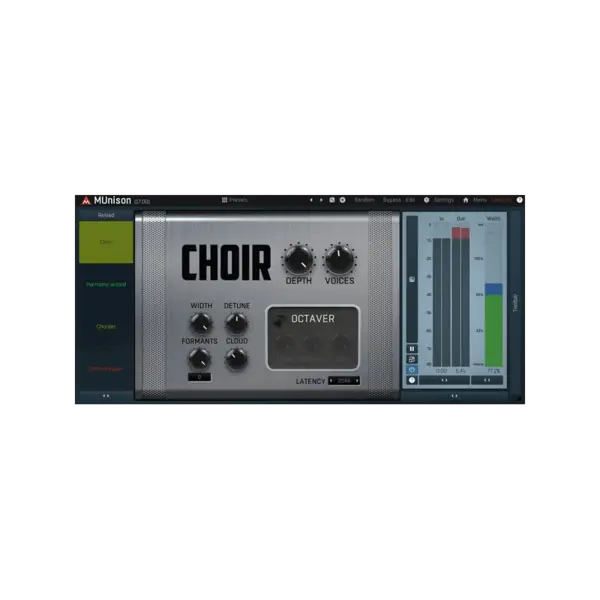 MeldaProduction MUnison 50 聲部 Unison／和聲效果器 Plugin (下載版) - 產品圖片 1