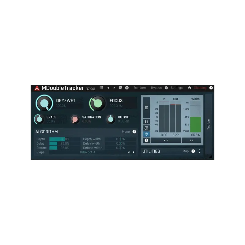 MeldaProduction MDoubleTracker 雙軌疊錄立體聲擴展效果器 Plugin (下載版) - 主圖