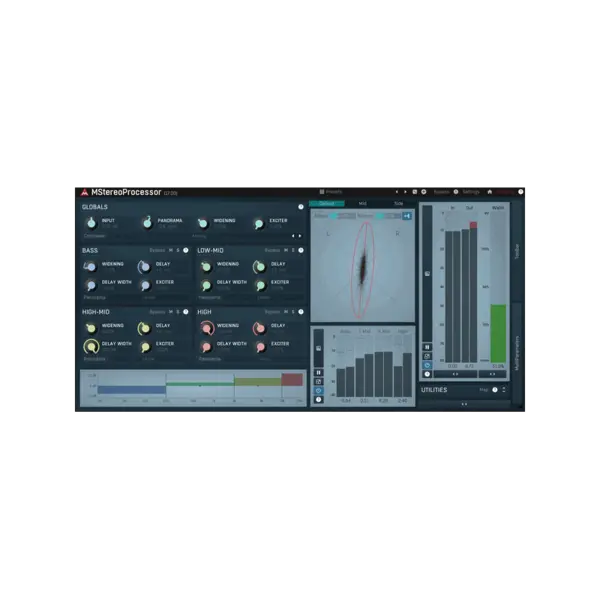 MeldaProduction MStereoProcessor 四頻段立體聲處理器 Plugin (下載版) - 產品圖片 1