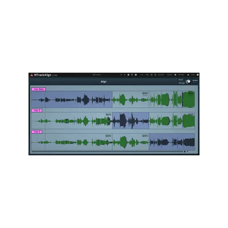MeldaProduction MTrackAlign ARA 音軌時間對齊工具 Plugin (下載版) - 主圖