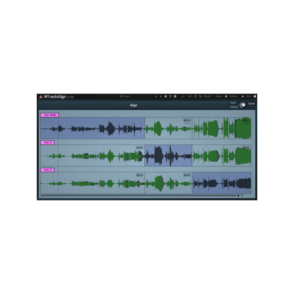 MeldaProduction MTrackAlign ARA 音軌時間對齊工具 Plugin (下載版) - 效果器軟體 Plugin