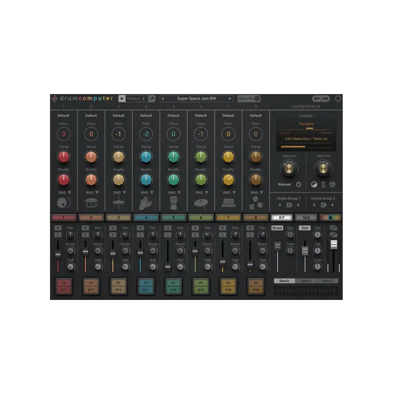 Sugar Bytes DrumComputer 合成鼓機音源 Plugin (下載版) - 主圖