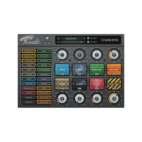Sugar Bytes Turnado 即時多重效果器 Plugin (下載版) - 效果器軟體 Plugin