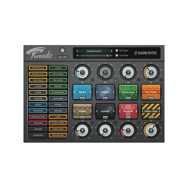 Sugar Bytes Turnado 即時多重效果器 Plugin (下載版) - 產品圖片 1
