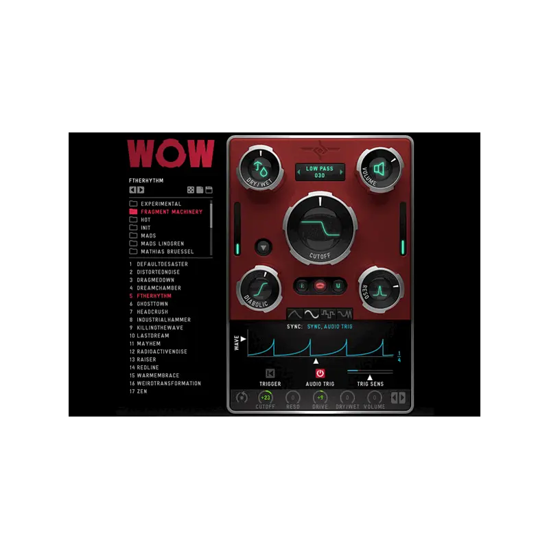 Sugar Bytes WOW2 創意多模式 Filter 效果器 Plugin (下載版) - 主圖