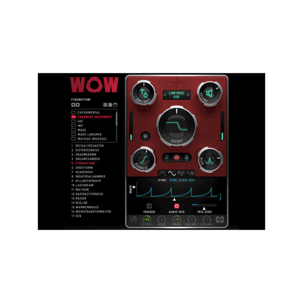 Sugar Bytes WOW2 創意多模式 Filter 效果器 Plugin (下載版) - 效果器軟體 Plugin