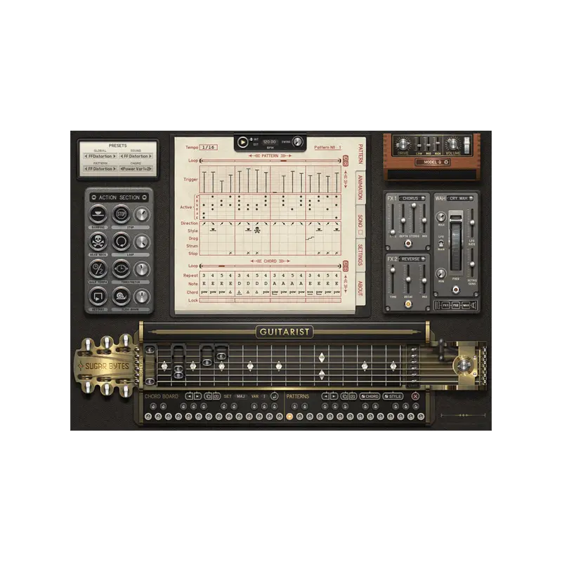 Sugar Bytes Guitarist 電吉他節奏模擬音源 Plugin (下載版) - 主圖
