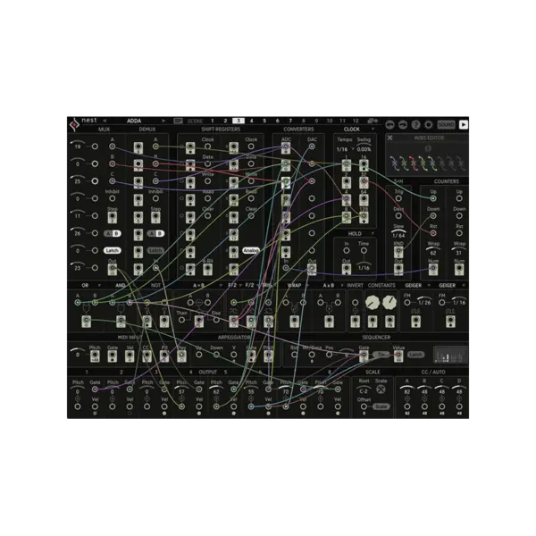 Sugar Bytes Nest 模組化規則式 MIDI 序列器 Plugin (下載版) - 產品圖片 1