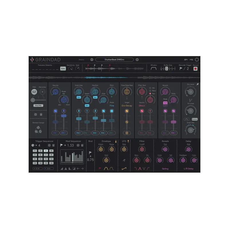 Sugar Bytes Graindad 即時顆粒合成效果器 Plugin (下載版) - 主圖