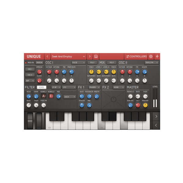 Sugar Bytes Unique 母音 Filter 類比合成器音源 Plugin (下載版) - 音源軟體 Plugin 