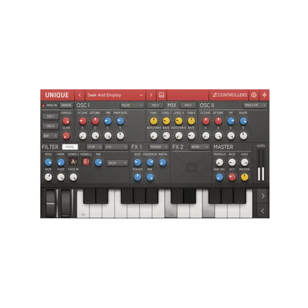 Sugar Bytes Unique 母音 Filter 類比合成器音源 Plugin (下載版) - 產品圖片 1
