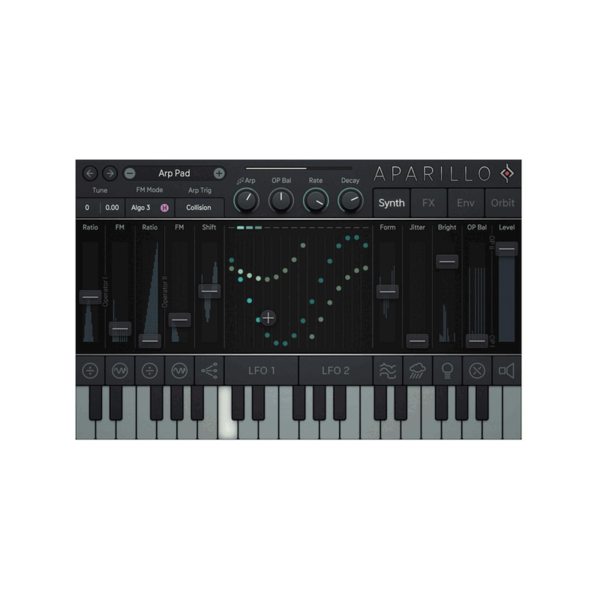 Sugar Bytes Aparillo 16 聲部 FM 合成器音源 Plugin (下載版) - 音源軟體 Plugin 