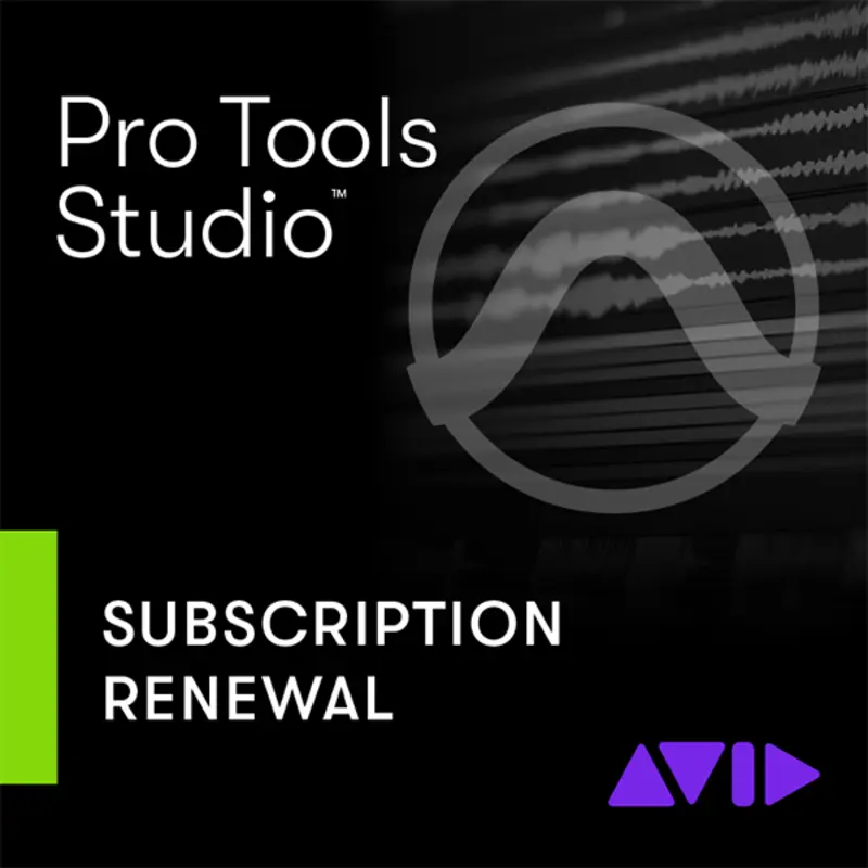 Avid Pro Tools Studio 音樂製作軟體 一年期訂閱續訂 (下載版) - 主圖