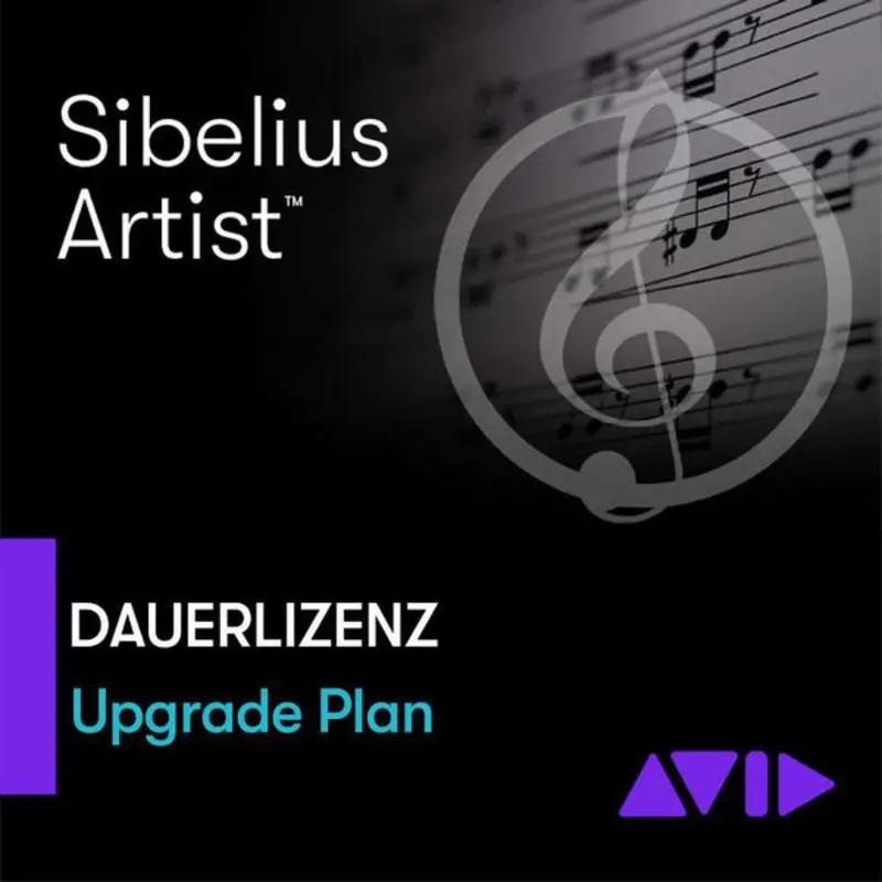 Avid Sibelius Artist 樂譜製作軟體 永久授權版 升級 1 年期 軟體更新 + 支援 - 主圖