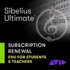 Sibelius Ultimate EDU 樂譜製作軟體 一年期訂閱續訂 教育版 (下載版)