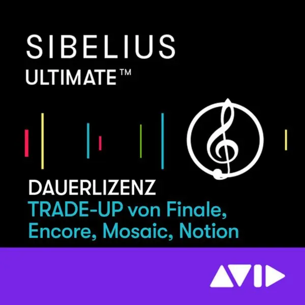 Avid Sibelius Ultimate 樂譜製作軟體 永久授權 跨版升級（Finale／Encore／Mosaic／Notion 用戶） (下載版) - 產品圖片 1