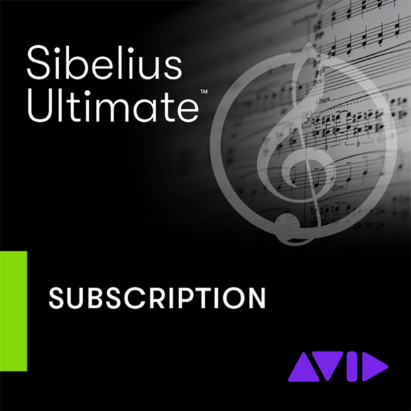 Avid Sibelius Ultimate 樂譜製作軟體 一年期訂閱 Finale 用戶跨版 (下載版) - 訂閱制軟體