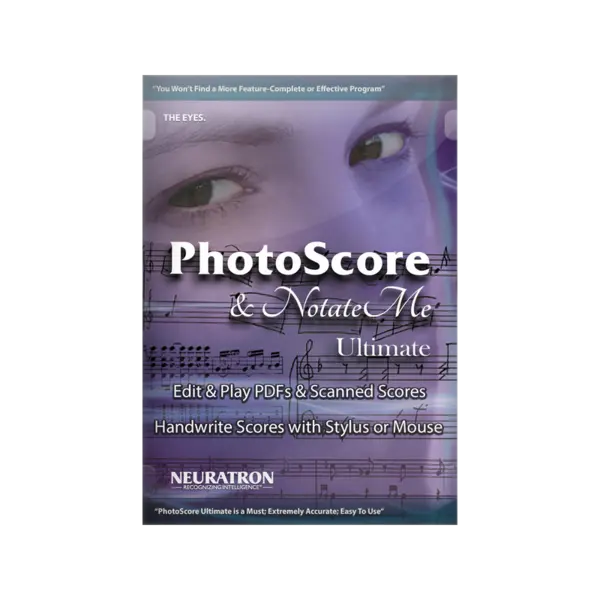 Avid PhotoScore & NotateMe Ultimate 樂譜掃描辨識軟體 (下載版) - 產品圖片 1