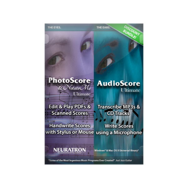 Avid PhotoScore & NotateMe Ultimate + AudioScore Ultimate 樂譜辨識套組 (下載版) - 軟體套組 Bundles