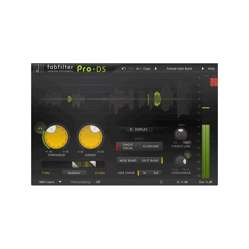 FabFilter Pro-DS De-Esser 效果器 Plugin (下載版) - 主圖