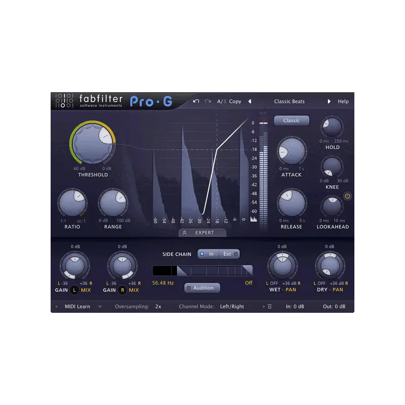 FabFilter Pro-G Gate / Expander 效果器 Plugin (下載版) - 主圖