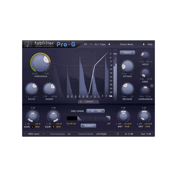 FabFilter Pro-G Gate / Expander 效果器 Plugin (下載版) - 效果器軟體 Plugin