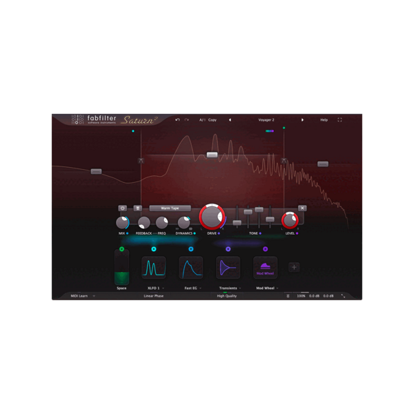 FabFilter Saturn 2 Multiband Saturation 效果器 Plugin (下載版) - 效果器軟體 Plugin
