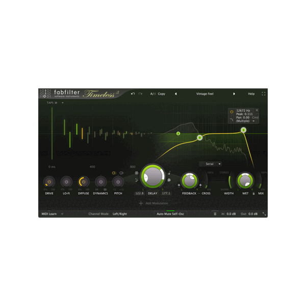 FabFilter Timeless 3 Tape Delay 效果器 Plugin (下載版) - 效果器軟體 Plugin