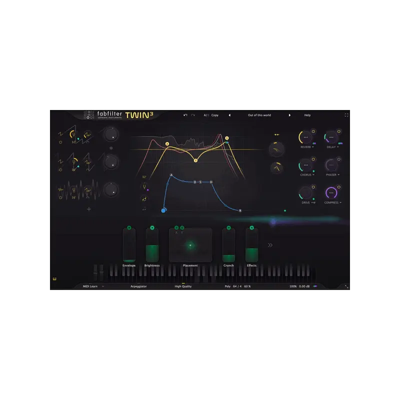 FabFilter Twin 3 Synthesizer 合成器音源 Plugin (下載版) - 主圖