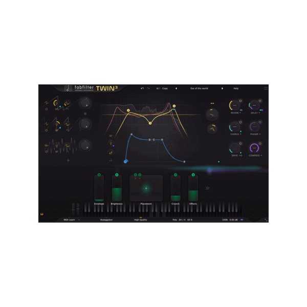 FabFilter Twin 3 Synthesizer 合成器音源 Plugin (下載版) - 音源軟體 Plugin 