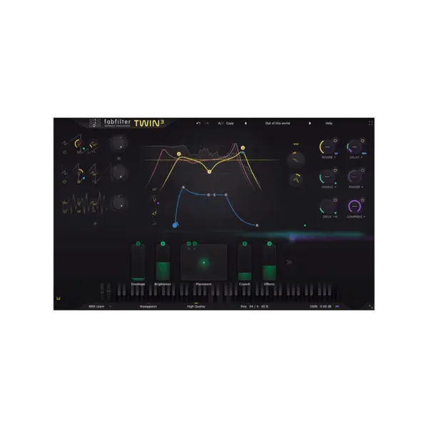 FabFilter Twin 3 Synthesizer 合成器音源 Plugin (下載版) - 產品圖片 1