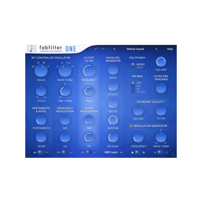 FabFilter One Synthesizer 合成器音源 Plugin (下載版) - 主圖